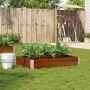 Jardinera de madera maciza de pino marrón 120x80 cm de , Maceteros y jardineras - Ref: Foro24-3295846, Precio: 42,64 €, Descu...
