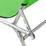 Tumbona plegable con toldo aluminio verde de vidaXL, Tumbonas - Ref: Foro24-310361, Precio: 70,01 €, Descuento: %
