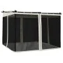 Cenador con paredes de malla acero crema 3x3 m de , Carpas y cenadores - Ref: Foro24-4003908, Precio: 346,39 €, Descuento: %