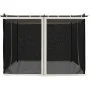 Cenador con paredes de malla acero crema 3x3 m de , Carpas y cenadores - Ref: Foro24-4003908, Precio: 346,39 €, Descuento: %