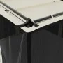 Cenador con paredes de malla acero crema 3x3 m de , Carpas y cenadores - Ref: Foro24-4003908, Precio: 346,39 €, Descuento: %