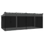 Cenador con paredes de malla acero gris antracita 6x3 m de , Carpas y cenadores - Ref: Foro24-4003915, Precio: 523,91 €, Desc...