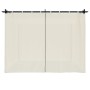 Cenador con cortinas acero color crema 3x3 m de , Carpas y cenadores - Ref: Foro24-4003917, Precio: 353,49 €, Descuento: %