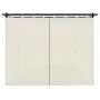 Cenador con cortinas acero color crema 6x3 m de , Carpas y cenadores - Ref: Foro24-4003920, Precio: 483,04 €, Descuento: %