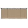 Cenador con cortinas acero taupe 6x3 m de , Carpas y cenadores - Ref: Foro24-4003922, Precio: 467,92 €, Descuento: %