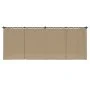 Cenador con cortinas acero taupe 6x3 m de , Carpas y cenadores - Ref: Foro24-4003922, Precio: 495,82 €, Descuento: %