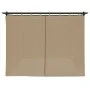 Cenador con cortinas acero taupe 6x3 m de , Carpas y cenadores - Ref: Foro24-4003922, Precio: 495,82 €, Descuento: %