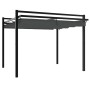 Cenador de jardín con techo retráctil aluminio antracita 3x3 m de , Carpas y cenadores - Ref: Foro24-4003969, Precio: 466,89 ...