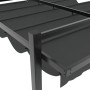 Cenador de jardín con techo retráctil aluminio antracita 3x3 m de , Carpas y cenadores - Ref: Foro24-4003969, Precio: 466,89 ...