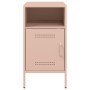 Mesita de noche acero rosa 36x39x68 cm de , Mesitas de noche - Ref: Foro24-843068, Precio: 64,66 €, Descuento: %