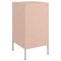 Mesita de noche acero rosa 36x39x68 cm de , Mesitas de noche - Ref: Foro24-843068, Precio: 64,66 €, Descuento: %