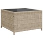 Sofá jardín forma de L con mesa y cojines ratán PE gris claro de , Conjuntos de jardín - Ref: Foro24-369032, Precio: 289,48 €...