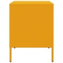 Mesitas de noche 2 uds acero amarillo mostaza 36x39x50,5 cm de , Mesitas de noche - Ref: Foro24-842929, Precio: 127,79 €, Des...
