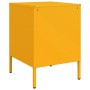 Mesitas de noche 2 uds acero amarillo mostaza 36x39x50,5 cm de , Mesitas de noche - Ref: Foro24-842929, Precio: 127,79 €, Des...