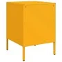 Mesitas de noche 2 uds acero amarillo mostaza 36x39x50,5 cm by , Nightstands - Ref: Foro24-842929, Price: 107,45 €, Discount: %