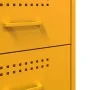 Mesitas de noche 2 uds acero amarillo mostaza 36x39x50,5 cm by , Nightstands - Ref: Foro24-842929, Price: 107,45 €, Discount: %