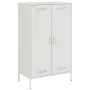 Aparador de acero blanco 68x39x113 cm de , Aparadores - Ref: Foro24-842969, Precio: 145,65 €, Descuento: %