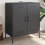Aparador de acero negro 68x39x79 cm de , Aparadores - Ref: Foro24-842976, Precio: 120,70 €, Descuento: %