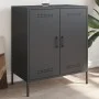 Aparador de acero negro 68x39x79 cm de , Aparadores - Ref: Foro24-842976, Precio: 100,88 €, Descuento: %
