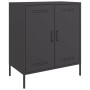 Aparador de acero negro 68x39x79 cm de , Aparadores - Ref: Foro24-842976, Precio: 120,70 €, Descuento: %