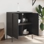Aparador de acero negro 68x39x79 cm de , Aparadores - Ref: Foro24-842976, Precio: 120,70 €, Descuento: %