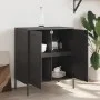 Aparador de acero negro 68x39x79 cm de , Aparadores - Ref: Foro24-842976, Precio: 100,88 €, Descuento: %