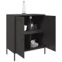 Aparador de acero negro 68x39x79 cm de , Aparadores - Ref: Foro24-842976, Precio: 100,88 €, Descuento: %