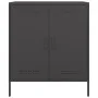 Aparador de acero negro 68x39x79 cm de , Aparadores - Ref: Foro24-842976, Precio: 100,88 €, Descuento: %