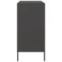 Aparador de acero negro 68x39x79 cm de , Aparadores - Ref: Foro24-842976, Precio: 100,88 €, Descuento: %