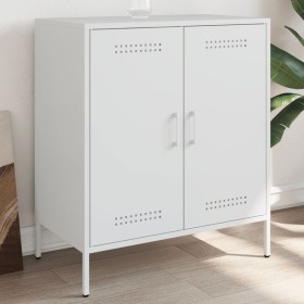 Aparador de acero blanco 68x39x79 cm de , Aparadores - Ref: Foro24-842981, Precio: 108,50 €, Descuento: %