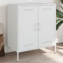 Aparador de acero blanco 68x39x79 cm de , Aparadores - Ref: Foro24-842981, Precio: 108,50 €, Descuento: %