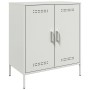 Aparador de acero blanco 68x39x79 cm de , Aparadores - Ref: Foro24-842981, Precio: 108,50 €, Descuento: %