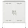 Aparador de acero blanco 68x39x79 cm de , Aparadores - Ref: Foro24-842981, Precio: 108,50 €, Descuento: %