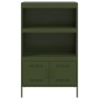 Aparador de acero verde oliva 68x39x113 cm de , Aparadores - Ref: Foro24-842974, Precio: 128,31 €, Descuento: %