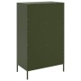 Aparador de acero verde oliva 68x39x113 cm de , Aparadores - Ref: Foro24-842974, Precio: 128,31 €, Descuento: %