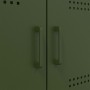Aparador de acero verde oliva 68x39x113 cm de , Aparadores - Ref: Foro24-842974, Precio: 128,31 €, Descuento: %