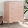 Aparador de acero rosa 68x39x89 cm de , Aparadores - Ref: Foro24-842983, Precio: 156,43 €, Descuento: %