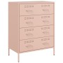 Aparador de acero rosa 68x39x89 cm de , Aparadores - Ref: Foro24-842983, Precio: 156,43 €, Descuento: %