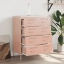 Aparador de acero rosa 68x39x89 cm de , Aparadores - Ref: Foro24-842983, Precio: 156,43 €, Descuento: %