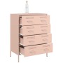 Aparador de acero rosa 68x39x89 cm de , Aparadores - Ref: Foro24-842983, Precio: 156,43 €, Descuento: %