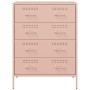 Aparador de acero rosa 68x39x89 cm de , Aparadores - Ref: Foro24-842983, Precio: 156,43 €, Descuento: %
