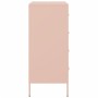 Aparador de acero rosa 68x39x89 cm de , Aparadores - Ref: Foro24-842983, Precio: 156,43 €, Descuento: %