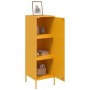 Aparador de acero amarillo mostaza 36x39x113 cm de , Aparadores - Ref: Foro24-843009, Precio: 100,90 €, Descuento: %