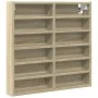 Vitrina de madera de ingeniería roble Sonoma 60x8,5x58 cm by , Shelves and shelves - Ref: Foro24-847963, Price: 40,83 €, Disc...
