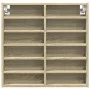 Vitrina de madera de ingeniería roble Sonoma 60x8,5x58 cm by , Shelves and shelves - Ref: Foro24-847963, Price: 40,83 €, Disc...