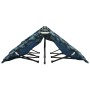 Tumbona plegable para 2 personas acero con estampado de hojas de vidaXL, Tumbonas - Ref: Foro24-310354, Precio: 114,62 €, Des...