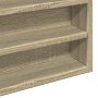 Vitrina de madera de ingeniería roble Sonoma 60x8,5x58 cm de , Estantes y estanterías - Ref: Foro24-847963, Precio: 41,62 €, ...