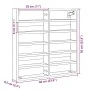 Vitrina de madera de ingeniería roble Sonoma 60x8,5x58 cm by , Shelves and shelves - Ref: Foro24-847963, Price: 40,83 €, Disc...