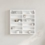 Vitrina de madera ingeniería blanca 60x8,5x58 cm de , Estantes y estanterías - Ref: Foro24-847961, Precio: 44,62 €, Descuento: %