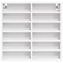 Vitrina de madera ingeniería blanca 60x8,5x58 cm de , Estantes y estanterías - Ref: Foro24-847961, Precio: 44,62 €, Descuento: %